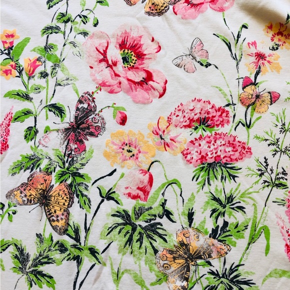 Northern Reflections Flower Garden T Shirt in Light Yellow Size XL - Picture 3 of 9